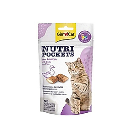 GimCat Nutripockets Ördekli Kedi Ödülü (60 g)