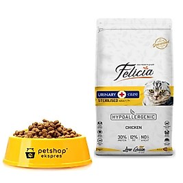 Felicia Düşük Tahıllı Yetişkin Kısır Tavuklu Kedi Maması 1000 gr