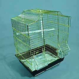 Euro Gold Kuş Telli Kuş Kafesi Pirinç 30x23x39 Cm