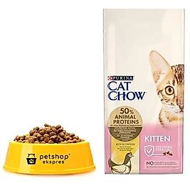 Purina Cat Chow Tavuklu Açık Yavru Kedi Maması 1000 gr.