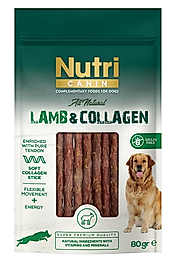 Nutri Canin Kuzu Etli ve Kolajenli Tahılsız Köpek Et Ödülü 80 Gr.