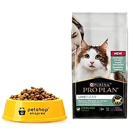 PRO PLAN Live Clear Alerji Azaltan Yetişkin Kısırlaştırılmış Kedi Maması Hindi Etli