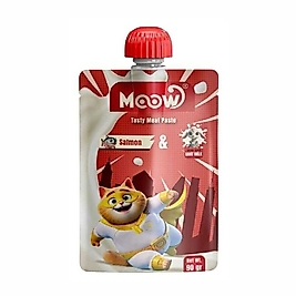 Moow Taze Somonlu ve Keçi Sütlü Kedi Et Ezmesi 90 gr