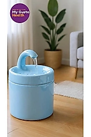 My Gusto Health Premium Seramik Kedi ve Köpek Su Pınarı - Ultra Sessiz Motorlu Su Sebili