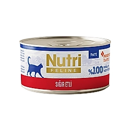 Nutri Feline Sığır Etli Tahılsız Probiyotik İlaveli Kedi Yaş Maması (Ezme) (70 g)