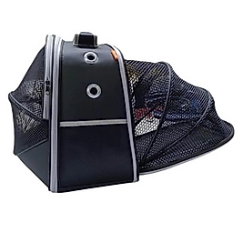 Lavista Paris Pro Fileli Kedi Köpek Taşıma Çantası Siyah