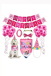 Evcil Hayvan Doğum Günü Süs Malzeme Seti
