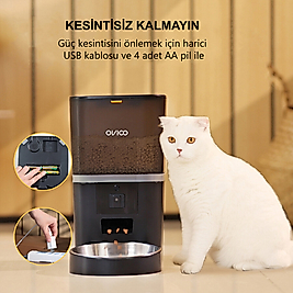 Ovioo Otomatik Mama Makinesi 6 Lt Kameralı Wi-fi - Siyah