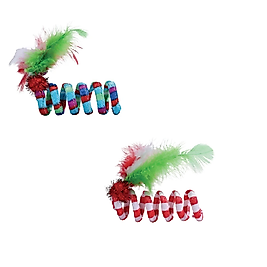 M-Pets Loop Zilli Kedi Oyuncağı 10cm