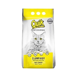Quik Bebek Pudralı Topaklanan Kedi Kumu (5 L)