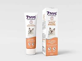 7 DAYS Anti-Hairball Malt Kedi Macunu 100gr (Tüy Yumağı Önleyici ve Tüy Sağlığı Destekleyici)