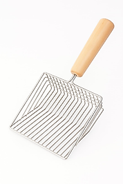 Ahşap Saplı Metal Kum Temizleme Küreği 15*15