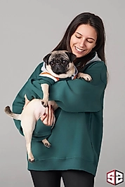 Oversize Brooklyn Yeşil Hoodie People Sahip Kombini SKK-112