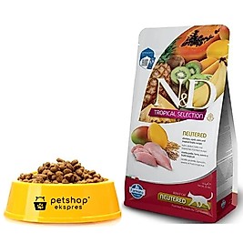 N&D Tropikal Tavuk Etli Açık Kısır Kedi Maması