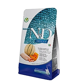 N&D Ocean Morina Balıklı, Bal Kabaklı & Karides & Kavun Yavru Kedi Maması (1,5 kg)