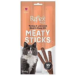 Reflex Hindili & Kuzu Etli Kedi Ödül Çubuğu 5 Gr 3 Adet