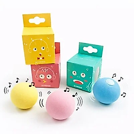 Harekete Duyarlı Kuş / Kurbağa Sesli Kedi Oyun Topu