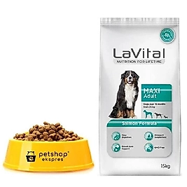 LaVital Maxi Puppy Somonlu Yavru Açık Köpek Maması 1000g.