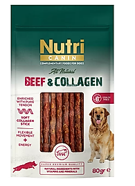 Nutri Canin Sığır Etli ve Kolajenli Tahılsız Köpek Et Ödülü 80 Gr.