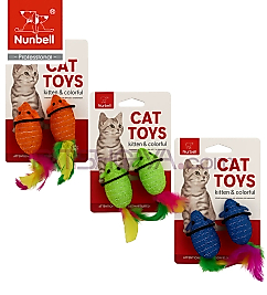 Nunbell Kedi Oyuncağı Simli Fare