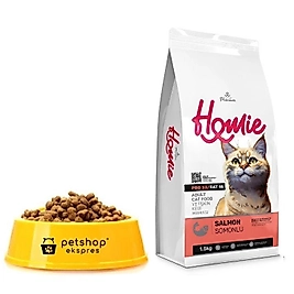 Homie  Super Premium Somonlu Yetişkin Kedi Maması 1000 g.