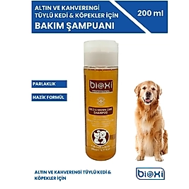 Sarı ve Kahverengi Tüyler için Şampuan 200 ML