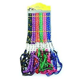 Desenli Orta Irk Köpek Göğüs Tasması