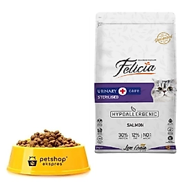 Felicia Düşük Tahıllı Yetişkin Kısır Somonlu Kedi Maması 1000 gr