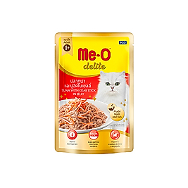 Me-O Delite Yengeçli Kedi Pouch Yaş Mama (70 g)
