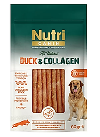 Nutri Canin Ördek Etli ve Kolajenli Tahılsız Köpek Et Ödülü 80 Gr.