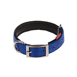 Köpek Boyun Tasması Dokuma Soft MAVİ 45 Cm 2 X 26 - 36