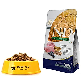 N&D Kuzulu & Yaban Mersinli Açık Yetişkin Kedi Maması
