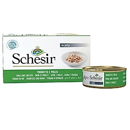 Schesir Tam ve Dengeli Ton Balığı Kedi Konservesi 50g