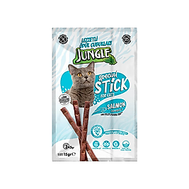 Jungle Somonlu Kedi Stick Ödül (3 x 5 g)
