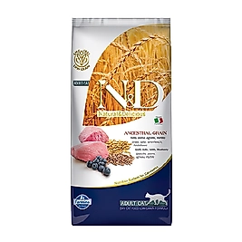N&D Ancestral Grain Kuzu Etli ve Yaban Mersinli Yetişkin Kedi Maması (5 kg)