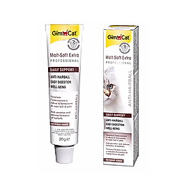 GimCat Malt Ekstra Yumuşak Tüy Yumağı Kontrol Kedi Macunu  (20 g) 4002064407524