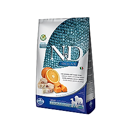 N&D Ocean Bal Kabaklı, Balıklı & Portakallı Büyük Irk Yetişkin Köpek Maması (2,5 kg)