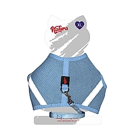 Natura Air Net Kedi Bel Tasması – Mavi XL