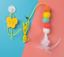 Elastik Yapışkanlı Solucan Kedi Oltası