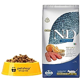 N&D Düşük Tahıllı Somon-Portakal Kısırlaştırılmış Kedi Maması