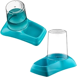 i ve Köpekler İçin Hazneli Mama ve Su Kabı 2.5 Lt