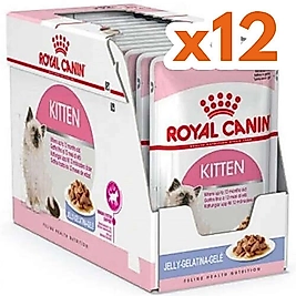 Royal Canin Jelly Kitten Yaş Yavru Kedi Maması 12 x 85gr