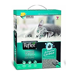 Reflex Aktif Karbonlu Koku Kontrollü Kedi Kumu 10 Lt 8698995026895