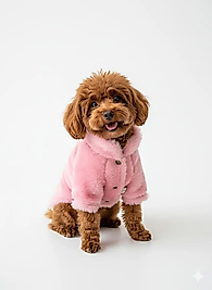 Furry Warmth Koleksiyonu - Polar Ceket Pembe (XS - S - M - L - XL)