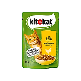 Kitekat Tavuk Etli Kedi Pouch Yaş Mama (85 g)