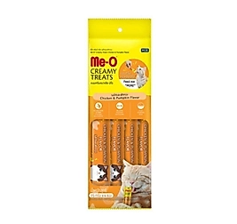 (11) Me-O Creamy Treats Tavuk Etli ve Kabaklı Ek Besin ve Kedi Ödülü 60 Gr ( 4 x 15 Gr )
