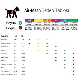 Aır-Mesh Göğüs Tasması Xxs