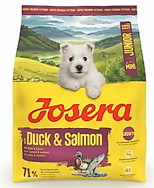 Josera Ördek & Somon Tahılsız  Mini Irk Yavru Köpek Maması 900 g. (Orjinal Kapalı Ambalaj)