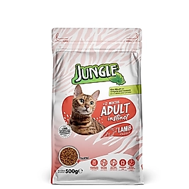 Jungle Kuzu Etli Yetişkin Kedi Maması (500 g)