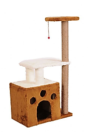 Cs02kv-Catlife Yuva Tırmalama Kahve Gri 97 cm